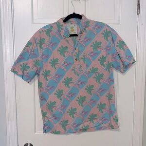Chubbies “The Nutter” Quarter-Button shirt, size M.
